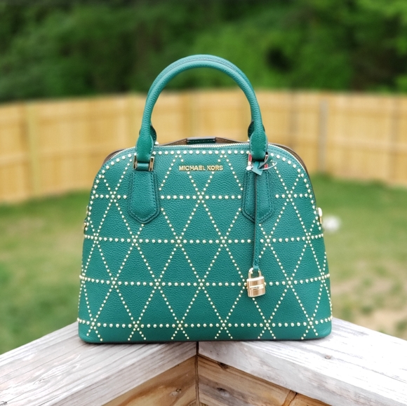 Michael Kors Handbags - ⚠️LAST ONE⚠️Michael Kors Adele Large Satchel Green